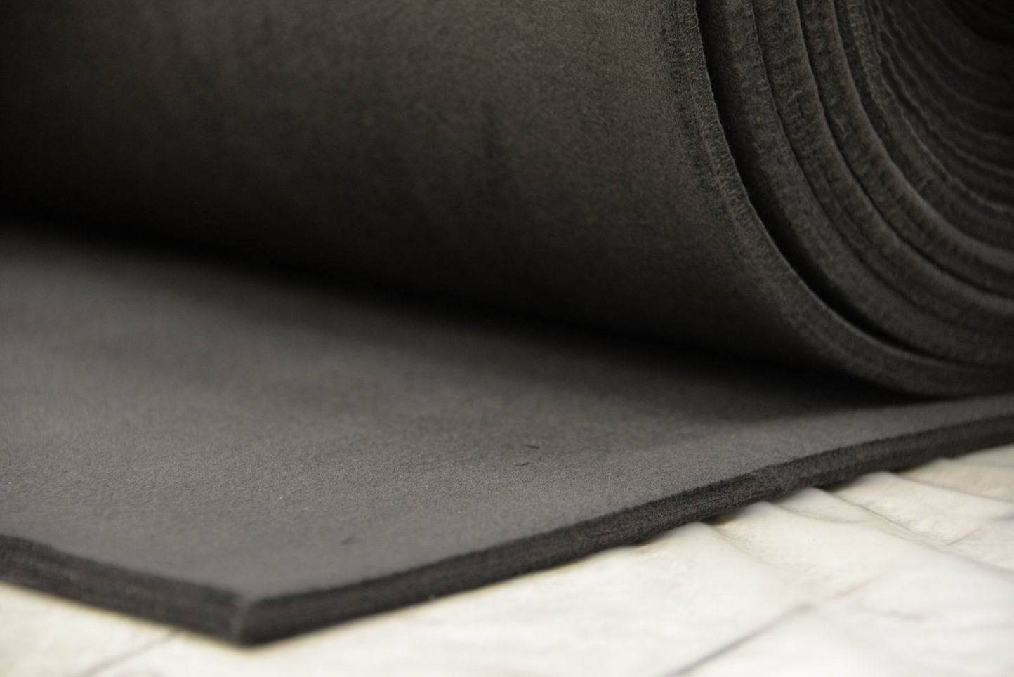 Rayon based graphite felt